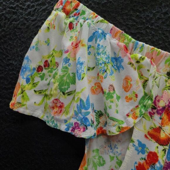 Vanilla Star Womens Top Multi-Color Size Large 100% Rayon Pullover Stretch - Picture 10 of 12